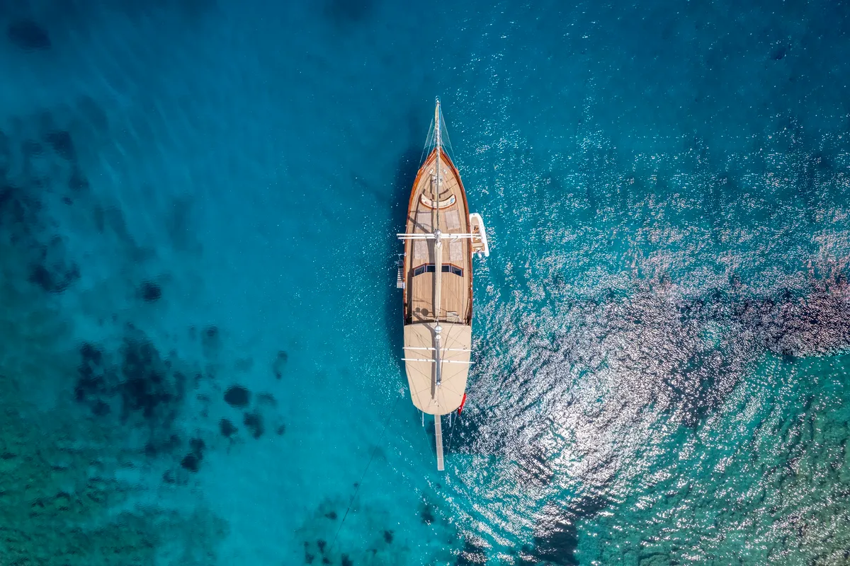 Exterior view of Arabella, a Custom Made Arabella motor yacht at Bodrum, Turkey