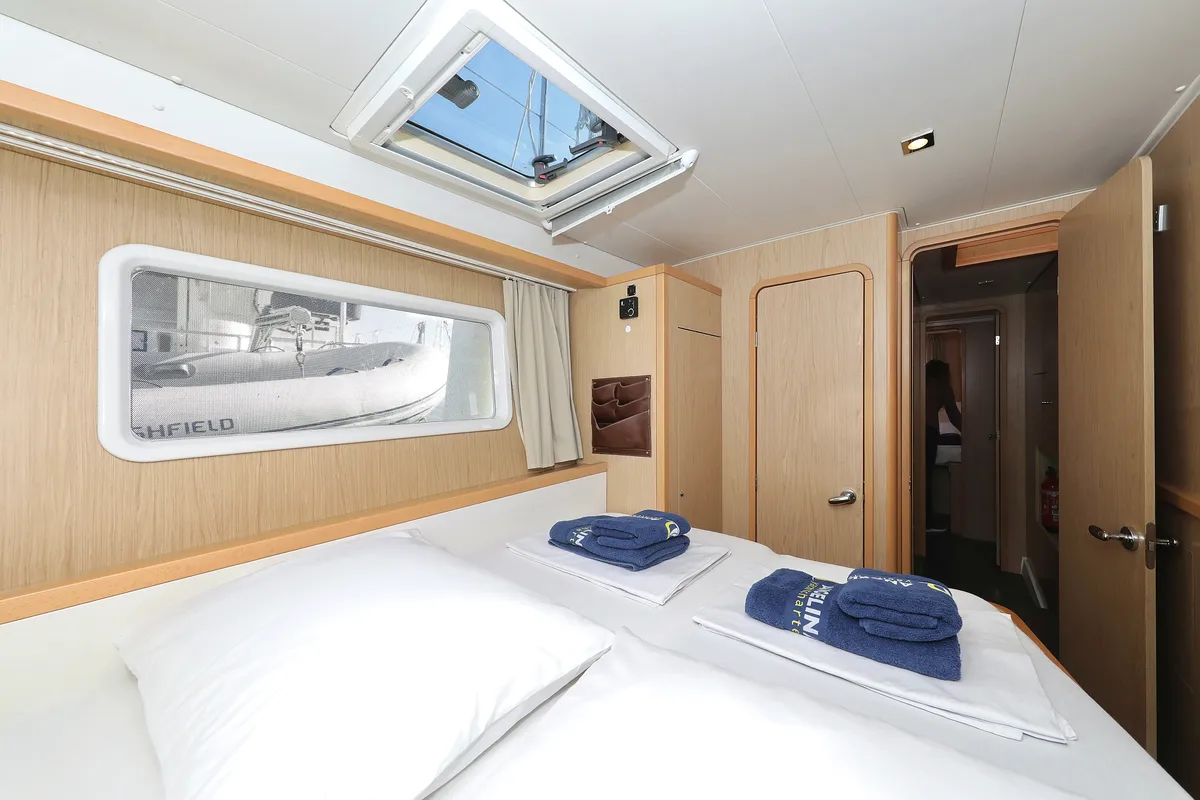 Cabin on Maja V, a Lagoon 400 S2 catamaran at Općina Sukošan, Croatia