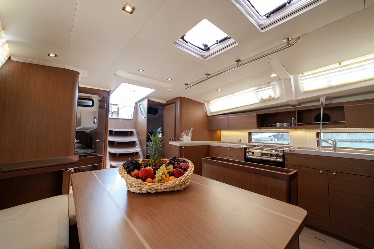 Salon of Sail Delta, a Beneteau Oceanis 46.1 sailboat at Marmaris, Turkey