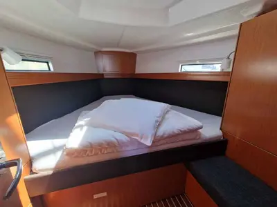 Cabin on Polo, a Bavaria Cruiser 37 sailboat at Grad Pula, Croatia