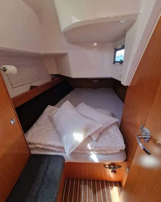 Cabin on Polo, a Bavaria Cruiser 37 sailboat at Grad Pula, Croatia