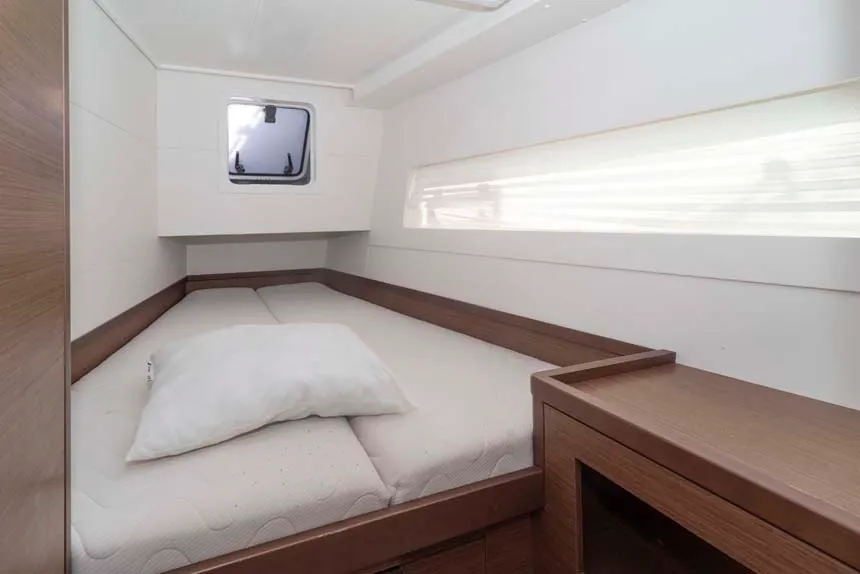 Cabin on Laurelli, a Lagoon 40 catamaran at Grand Anse, Grenada