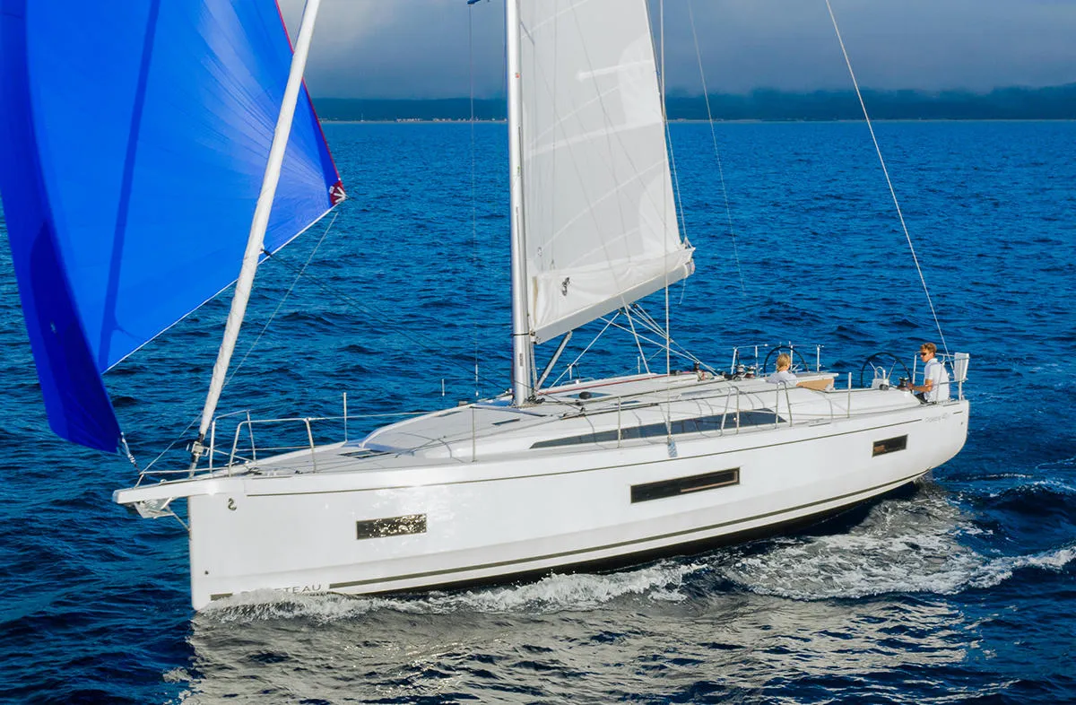 ANIMA, a Beneteau Oceanis 40.1 sailboat at Parikia, Greece