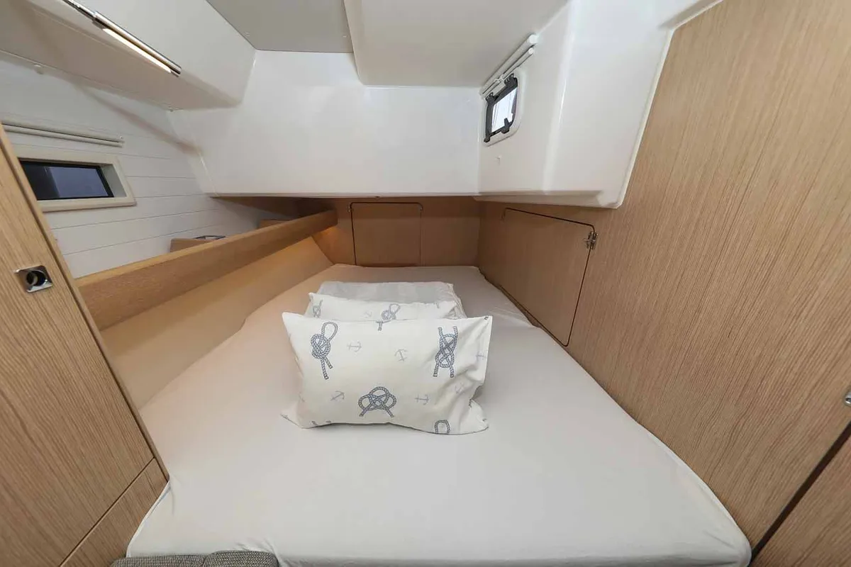 Cabin on Studio 963, a Bavaria Cruiser 46 Style sailboat at Grad Biograd na Moru, Croatia