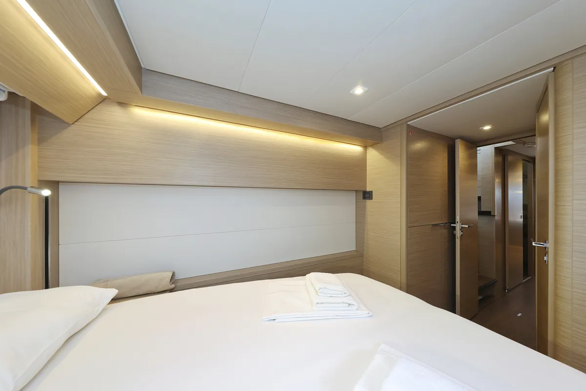 Cabin on ZARATHUSTRA, a Lagoon 51 catamaran at Sukošan, Croatia