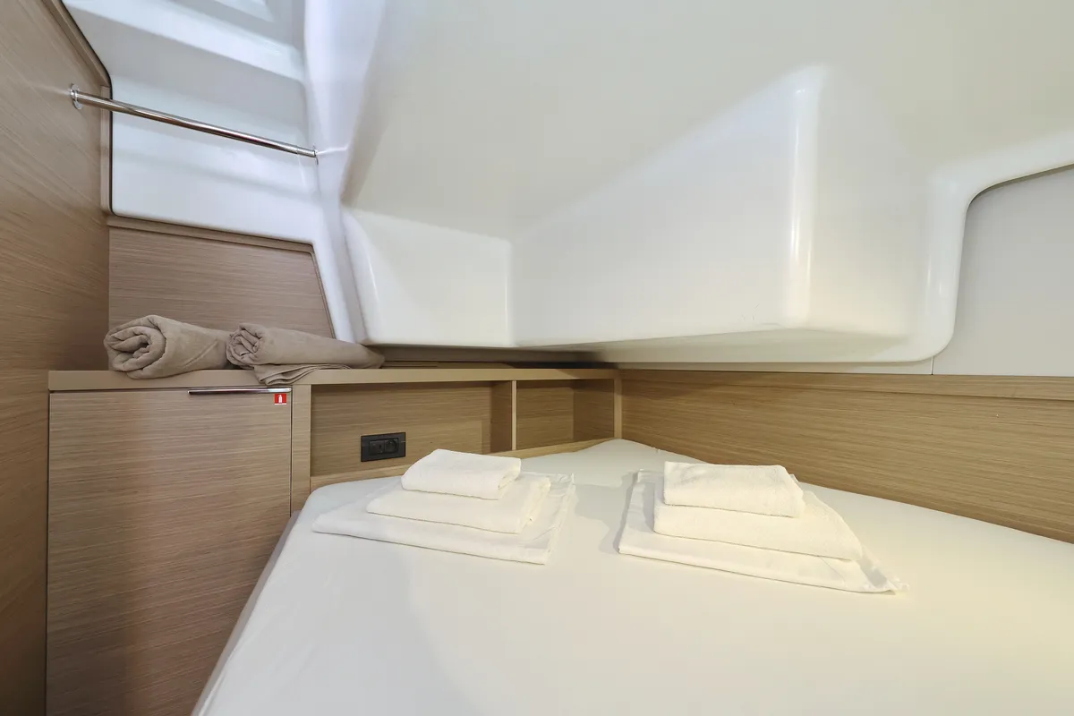Cabin on ZARATHUSTRA, a Lagoon 51 catamaran at Sukošan, Croatia