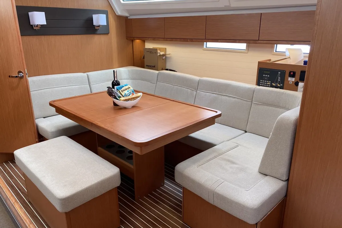 Galley of Northberry, a Bavaria Cruiser 41 sailboat at Fethiye, Turkey