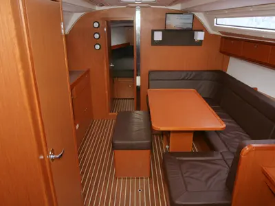 Salon of Ventus, a Bavaria Cruiser 41S sailboat at Heiligenhafen, Germany