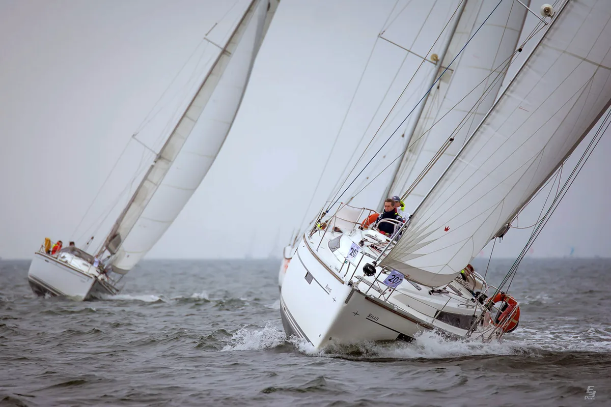 Exterior view of Ventus, a Bavaria Cruiser 41S sailboat at Heiligenhafen, Germany