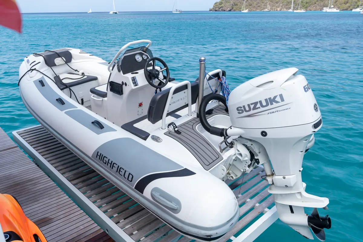 MIM OCEAN 2, a Bali 5.4 catamaran at Port d'Andratx, Spain