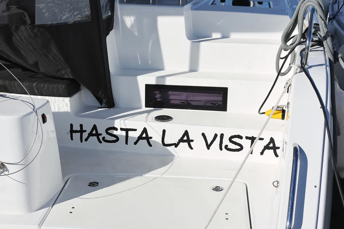 HASTA LA VISTA, a Lagoon 46 catamaran at Sukošan, Croatia