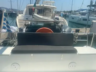 Deck of Maresueno, a Lagoon 40 catamaran at Municipal Unit of Lefkada, Greece