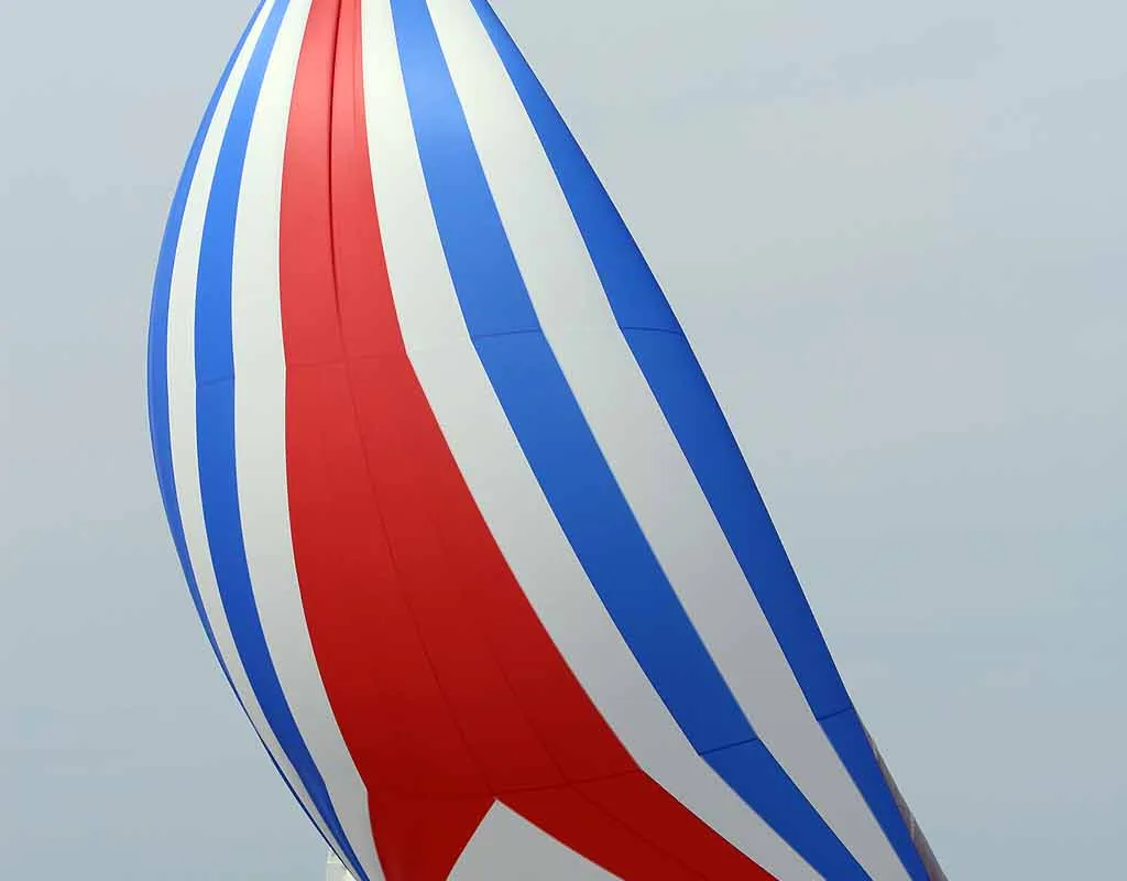 Exterior view of Tomboy, a Dufour 34 sailboat at Nieuwpoort, Belgium