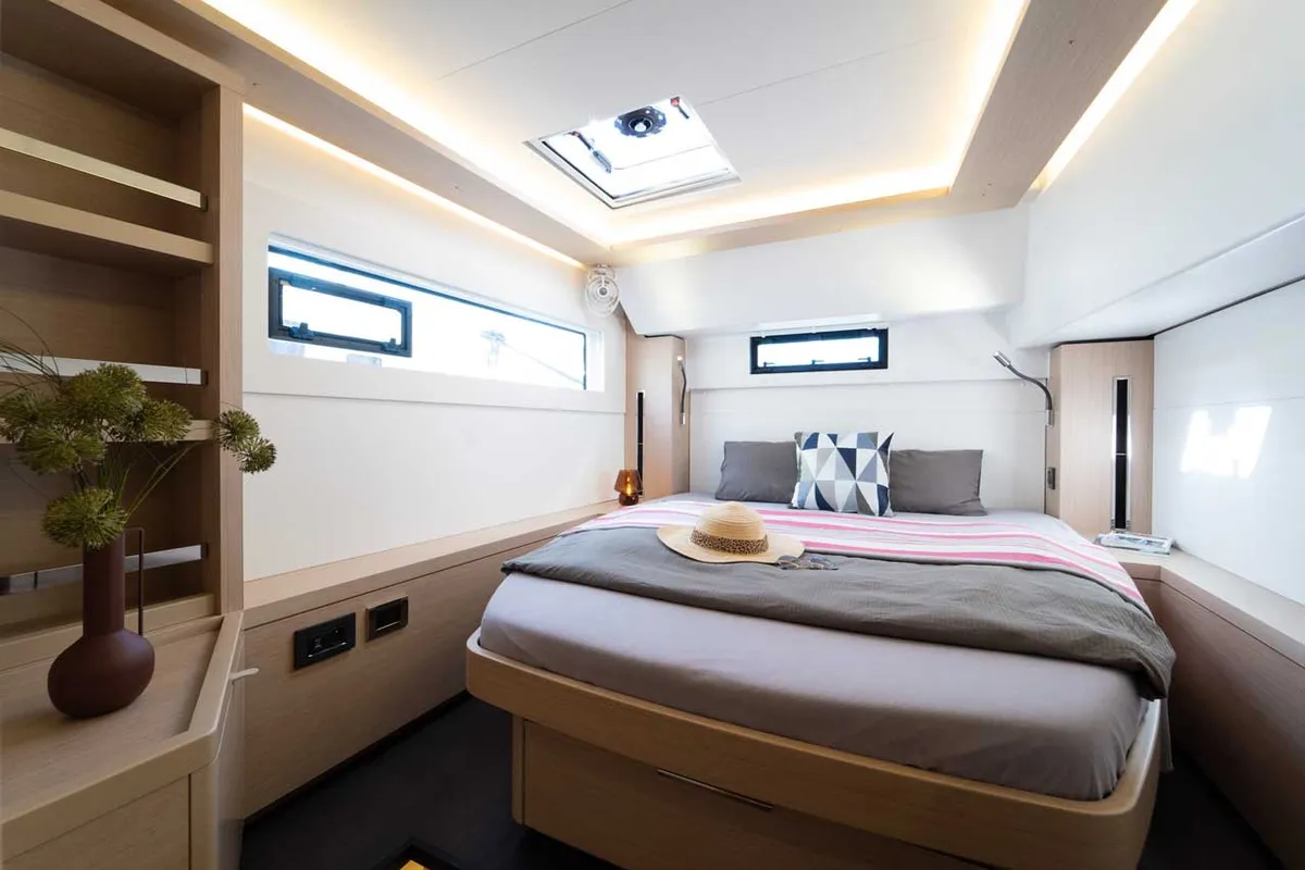 Cabin on Forever Young, a Lagoon 46 catamaran at Grad Šibenik, Croatia