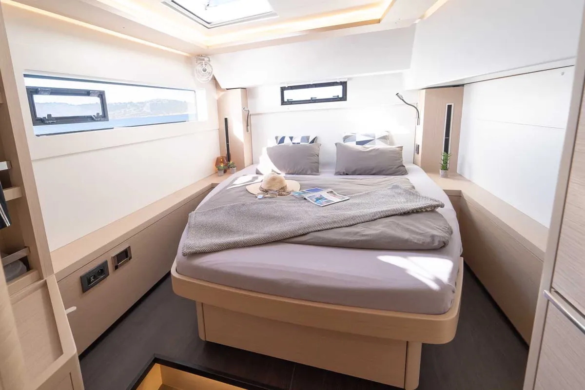 Cabin on Forever Young, a Lagoon 46 catamaran at Grad Šibenik, Croatia