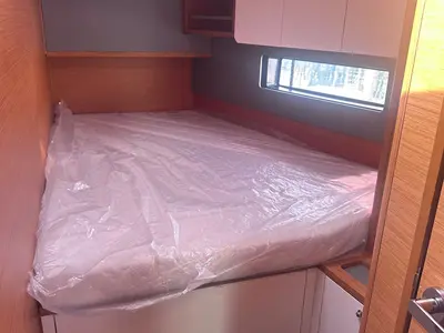Cabin on Kalypso, a Dufour 48 sailboat at Palermo, Italy