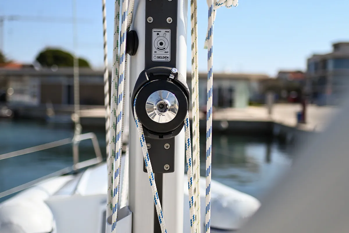 Dna, a Bavaria C42 sailboat at Zadar, Croatia