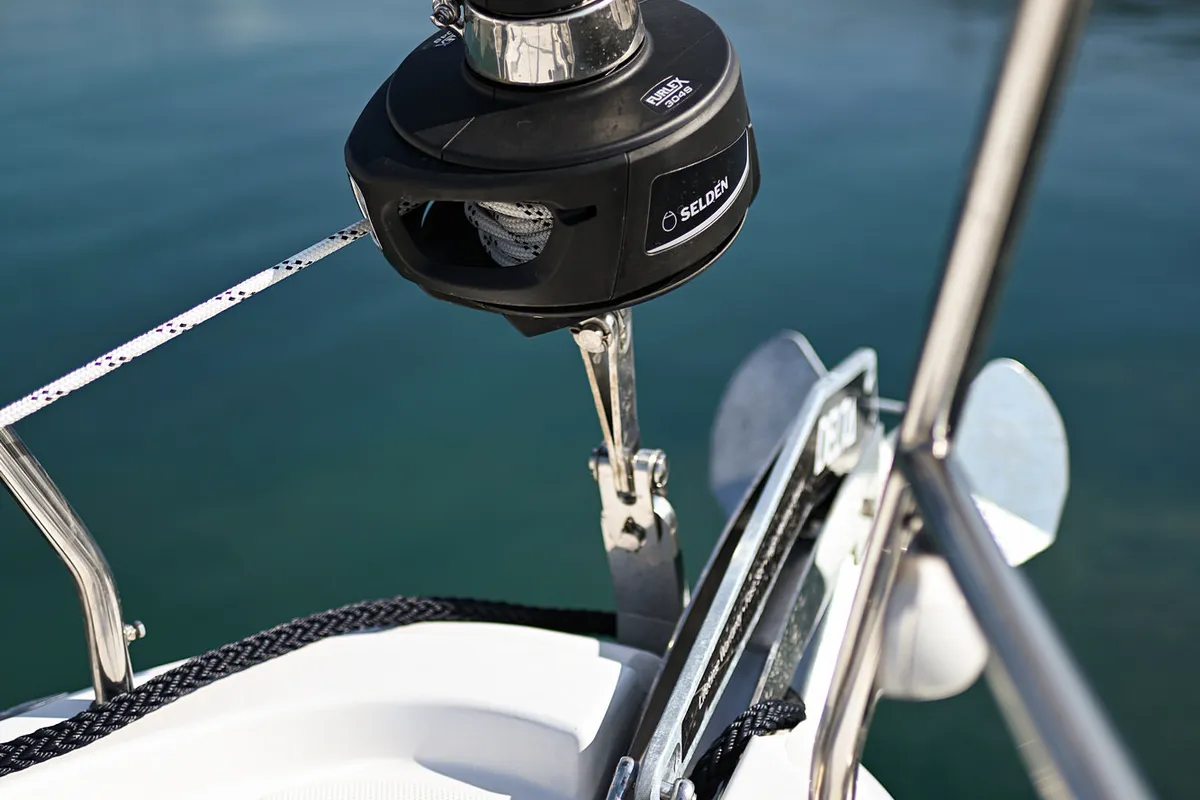 Dna, a Bavaria C42 sailboat at Zadar, Croatia