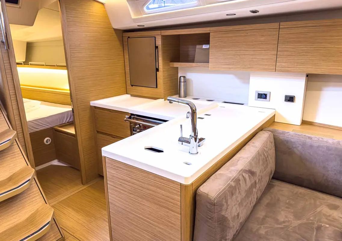 Galley of Destiny, a Grand Soleil 44 Performance sailboat at Grad Pula, Croatia
