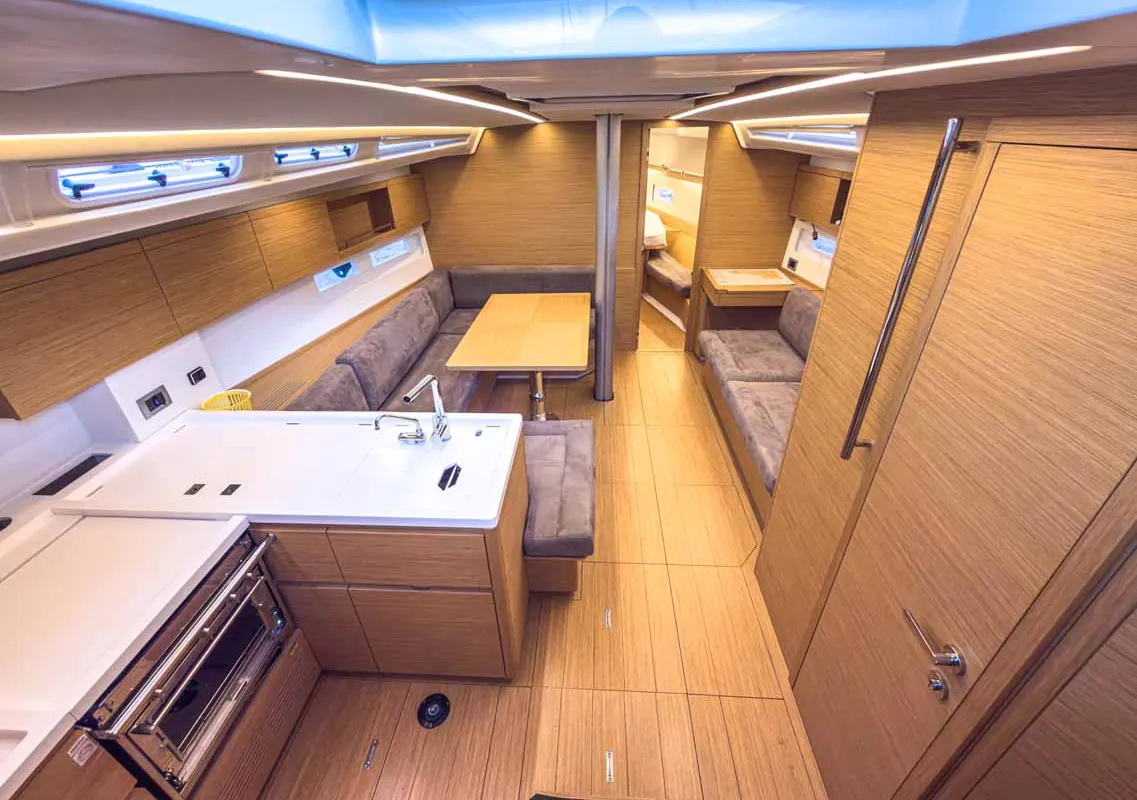 Salon of Destiny, a Grand Soleil 44 Performance sailboat at Grad Pula, Croatia