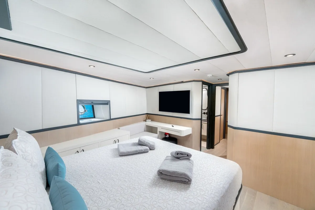 Cabin on CALM DOWN, a Gulet Custom built 183 motor yacht at Bodrum, Turkey