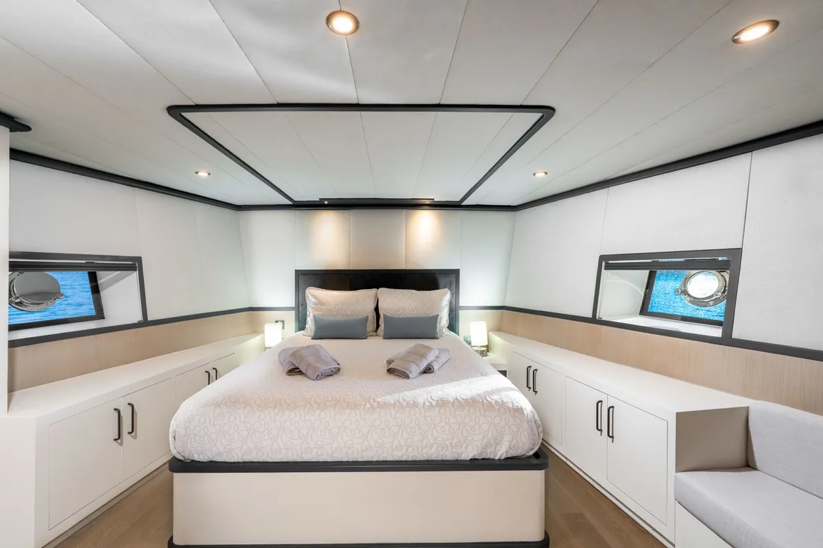 Cabin on CALM DOWN, a Gulet Custom built 183 motor yacht at Bodrum, Turkey
