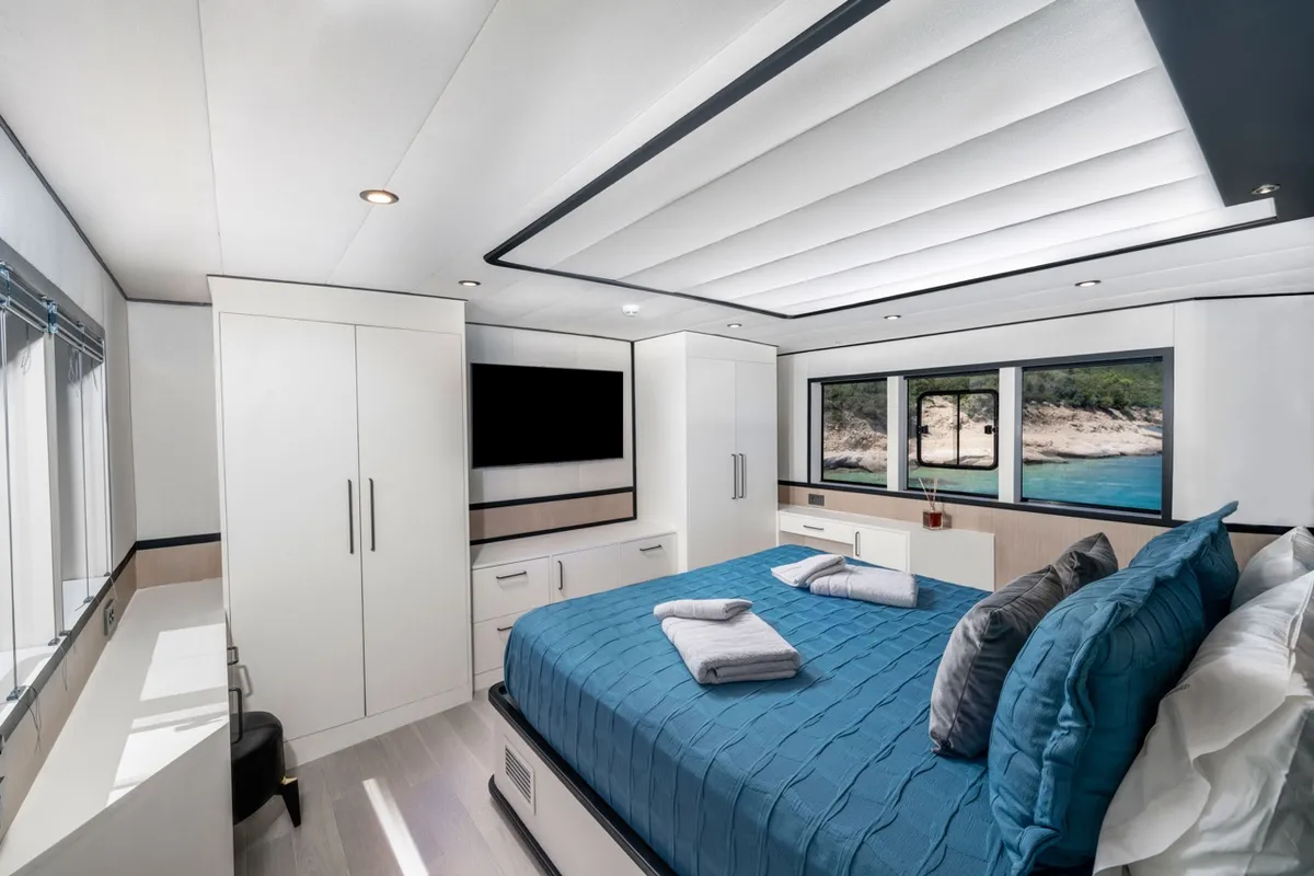 Cabin on CALM DOWN, a Gulet Custom built 183 motor yacht at Bodrum, Turkey