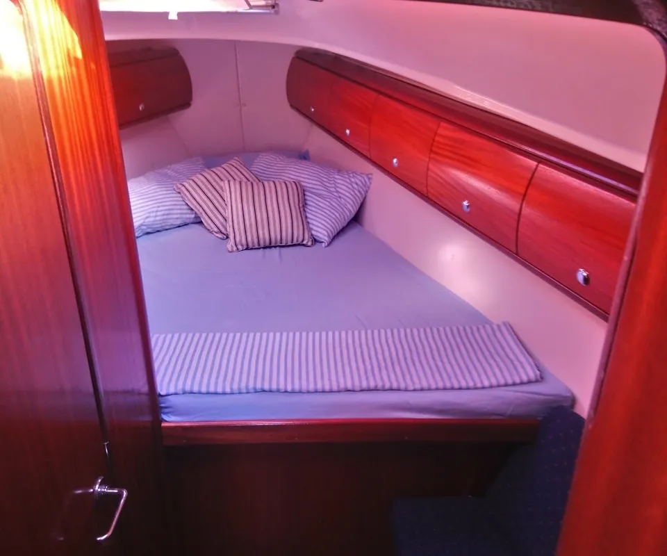 Cabin on Marianna, a Bavaria 36 Cruiser sailboat at Municipal Unit of Ellomenos, Greece