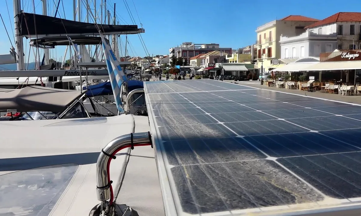 Cookie, a Beneteau Oceanis 46.1 sailboat at Preveza, Greece