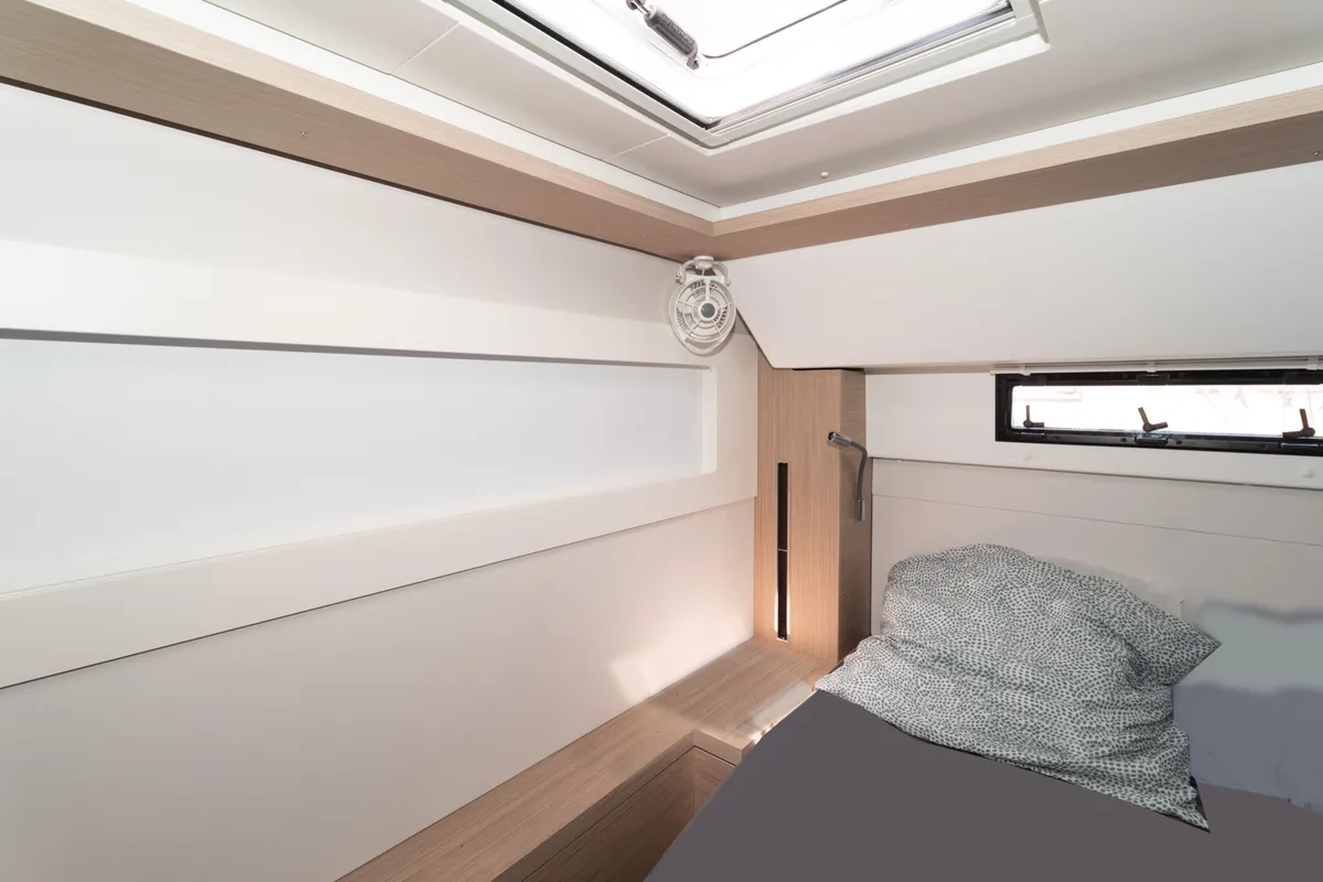 Cabin on Spezielli, a Lagoon 46 catamaran at Felanitx, Spain