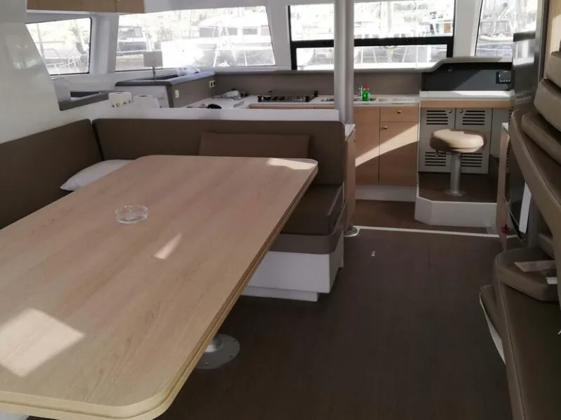 DOUBLE FIVE, a Bali 4.1 catamaran at Kalkara, Malta