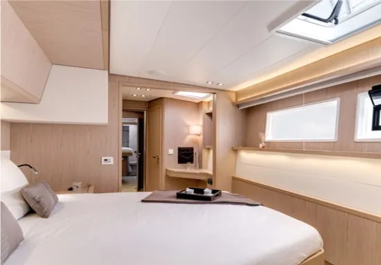 Cabin on Blue Velvet, a Lagoon 52 F catamaran at Municipal Unit of Lefkada, Greece