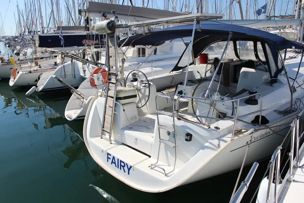 Fairy, a Beneteau Cyclades 50.5 sailboat at Athens, Greece