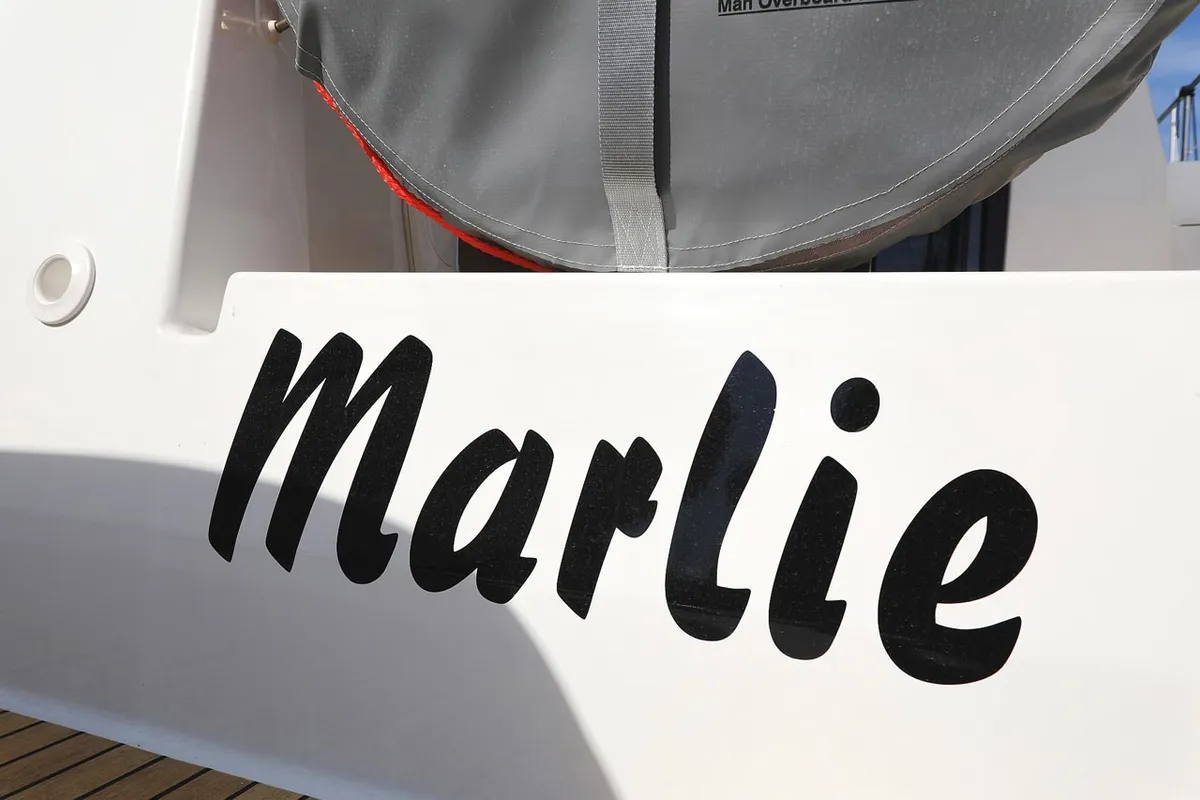 Marlie, a Fountaine Pajot MY 37 catamaran at Grad Trogir, Croatia