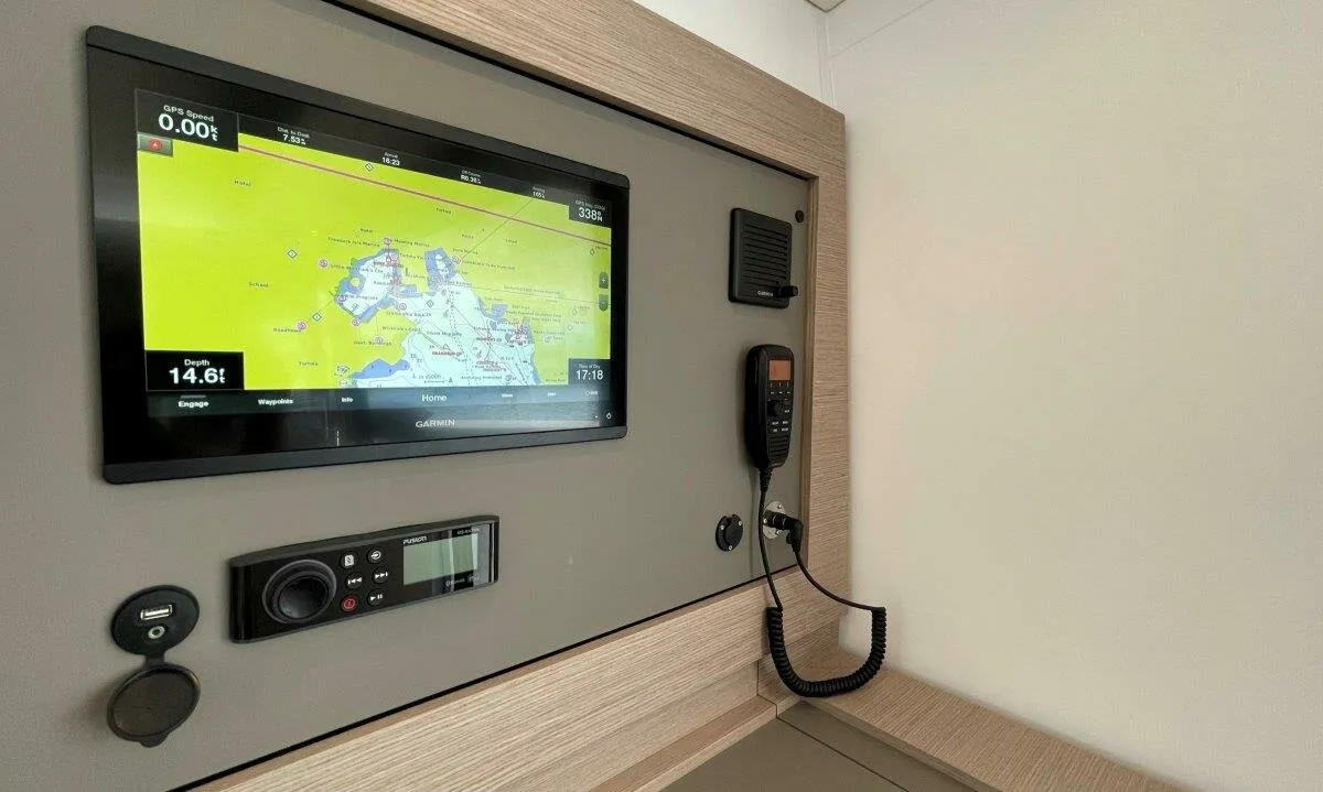 Ogibni, a Fountaine Pajot Elba 45 catamaran at Road Town, British Virgin Islands