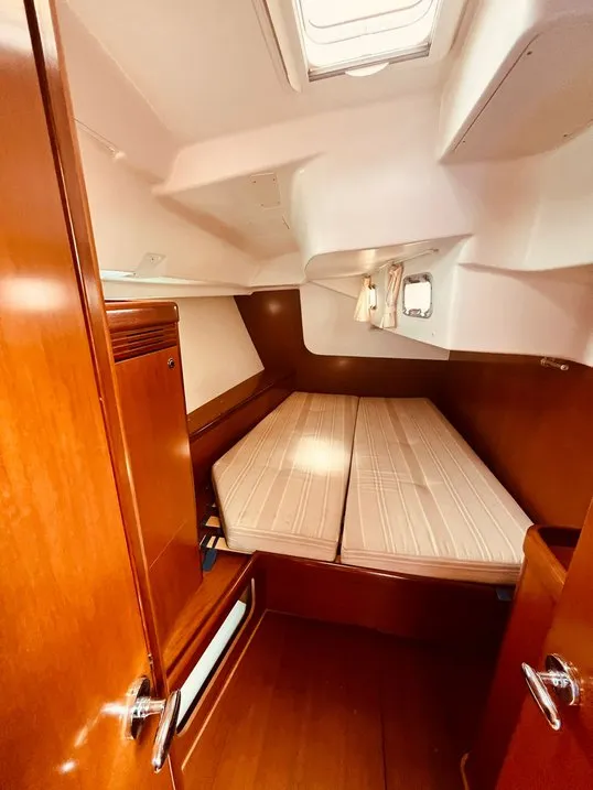 Cabin on Calypso, a Beneteau Oceanis 50 sailboat at Ajaccio, France