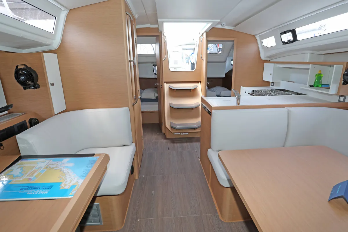 Nuria, a Jeanneau Sun Odyssey 415 sailboat at Grad Pula, Croatia