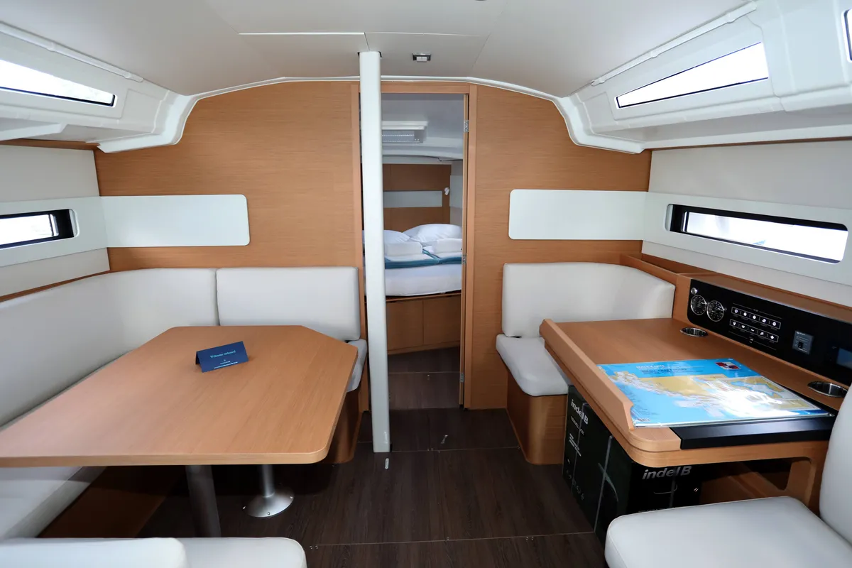 Nuria, a Jeanneau Sun Odyssey 415 sailboat at Grad Pula, Croatia