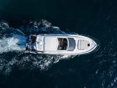 Holly Four, a Beneteau Gran Turismo 45 motor yacht at Grad Šibenik, Croatia