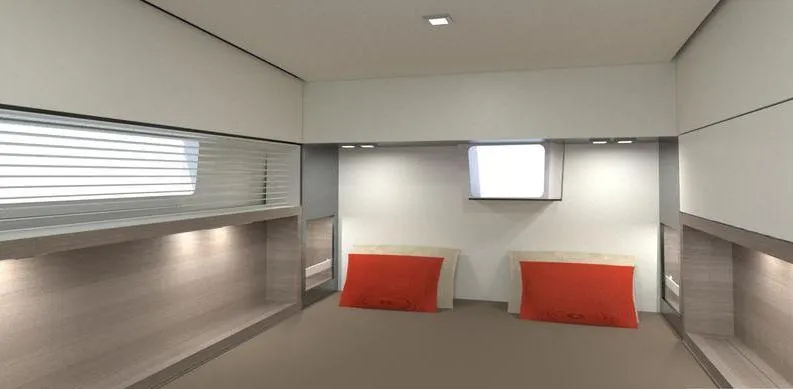Cabin on ORION, a Nautitech 40 Open catamaran at Pula, Croatia