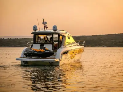 Oreo, a Bavaria S45 Coupe motor yacht at Punat, Croatia