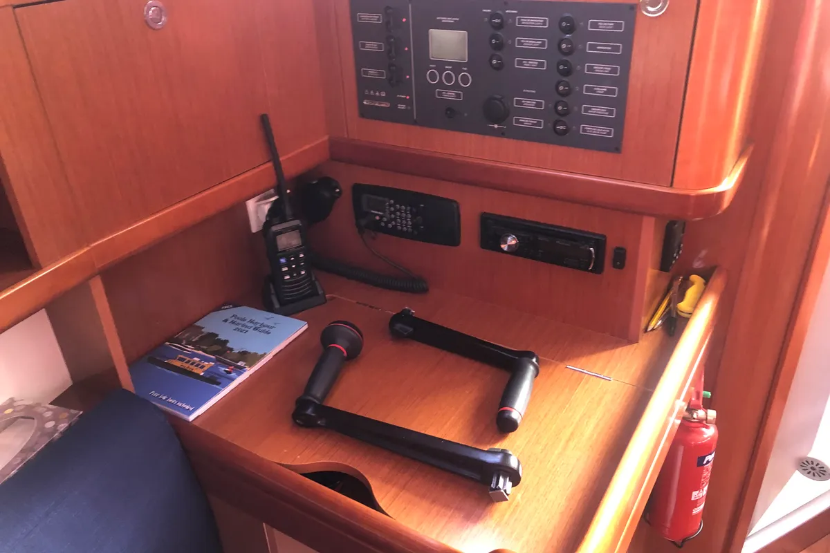 Alibi, a Beneteau Oceanis 31 sailboat at Poole, United Kingdom