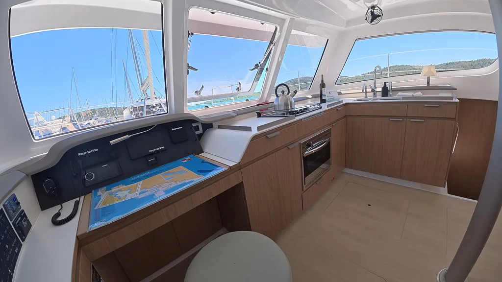 Green Octopus 33, a Bali Catspace OW catamaran at Pirovac, Croatia