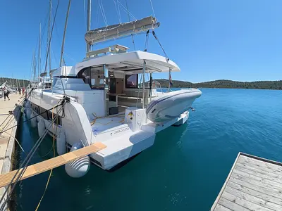Green Octopus 33, a Bali Catspace OW catamaran at Pirovac, Croatia