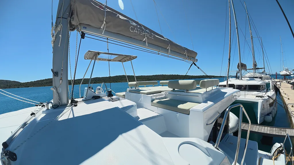 Green Octopus 33, a Bali Catspace OW catamaran at Pirovac, Croatia