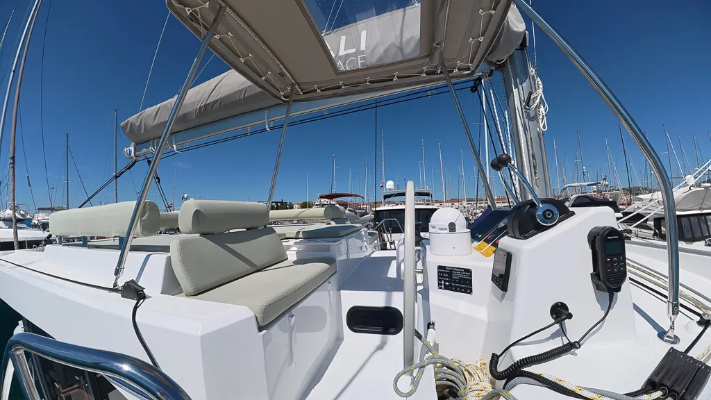 Green Octopus 33, a Bali Catspace OW catamaran at Pirovac, Croatia