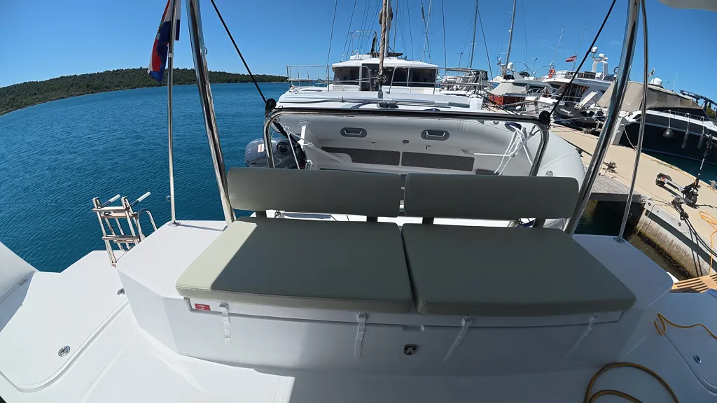 Green Octopus 33, a Bali Catspace OW catamaran at Pirovac, Croatia