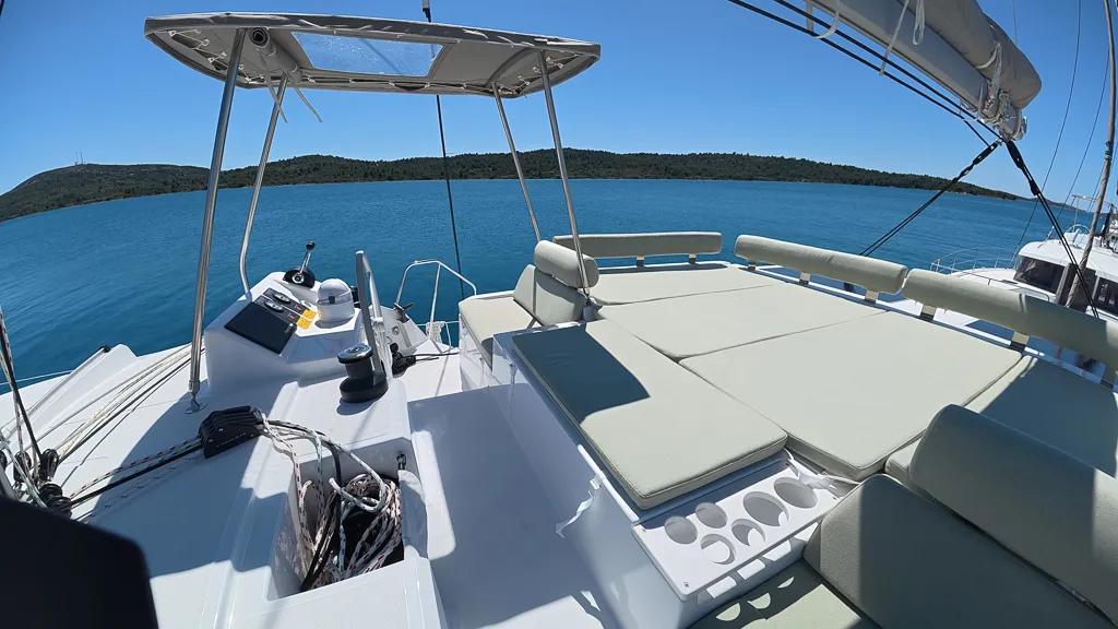 Green Octopus 33, a Bali Catspace OW catamaran at Pirovac, Croatia