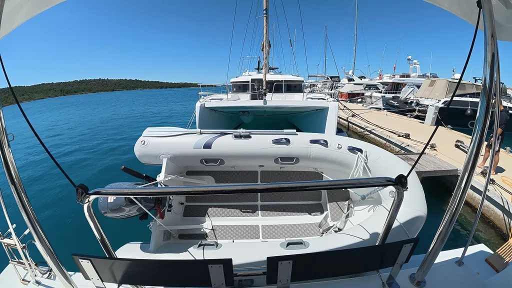 Green Octopus 33, a Bali Catspace OW catamaran at Pirovac, Croatia