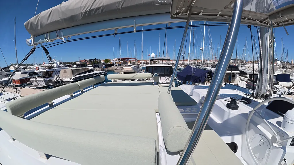 Green Octopus 33, a Bali Catspace OW catamaran at Pirovac, Croatia
